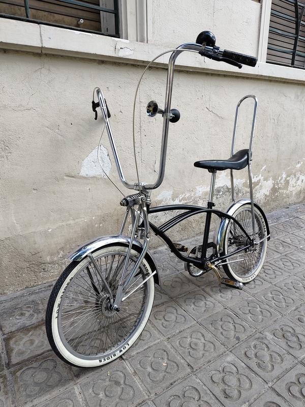 bicicleta choper lowrider inox 20x1.75 120x145x93.5 1u